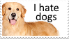 stamp: I hate dogs