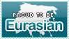 stamp: proud to be Eurasian