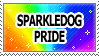 stamp: sparkledog pride